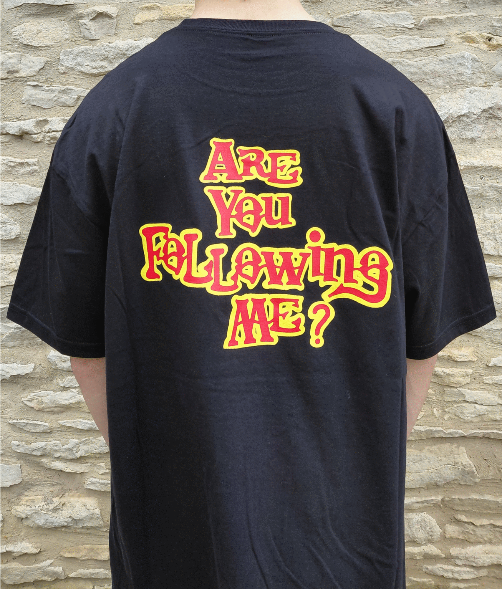 Marquee Square Heroes "Are You Following Me" T-Shirt - Image 2