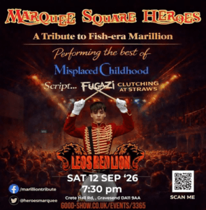 Marquee Square Heroes at Leo's Red Lion, Gravesend - 12 Sept 2026